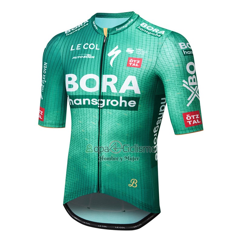 Bora-hansgrone Ropa Ciclismo Culotte Corto 2023 Mangas Cortas Verde